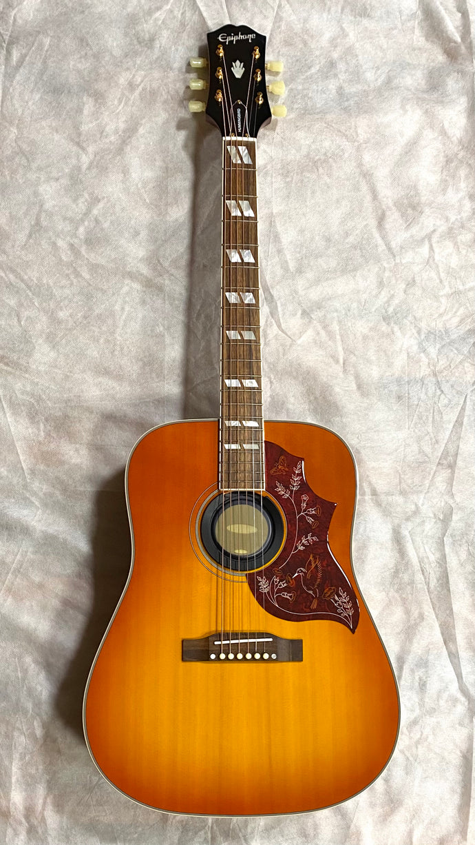 Epiphone アコースティックギター Masterbilt Hummingbird Aged Cherry Sunburst Gloss